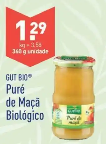 ALDI Puré de Maçã Biológico 360g promoção