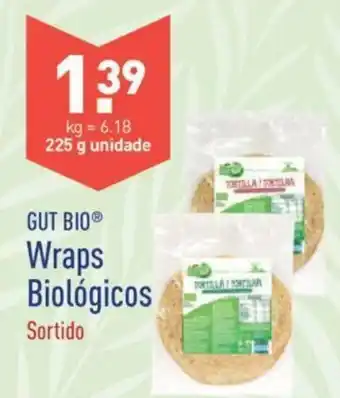 ALDI Wraps Biológicos 225g promoção
