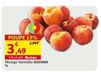Auchan Auchan - pêssego vermelho promoção