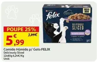 Auchan Felix - comida húmida p/ gato promoção