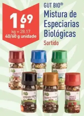 ALDI Mistura de Especiarias Biológicas 40/60g promoção