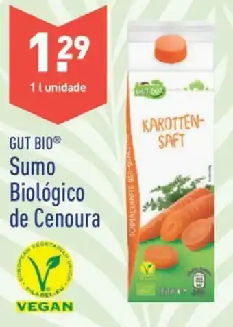 ALDI Sumo Biológico de Cenoura 1L promoção