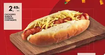 Continente CACHORRO QUENTE COZINHA CONTINENTE promoção