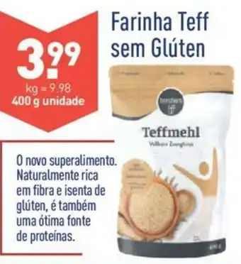 ALDI Farinha Teff sem Glúten 400g promoção