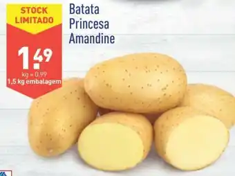 ALDI Batata Princesa Amandine 1,5kg promoção