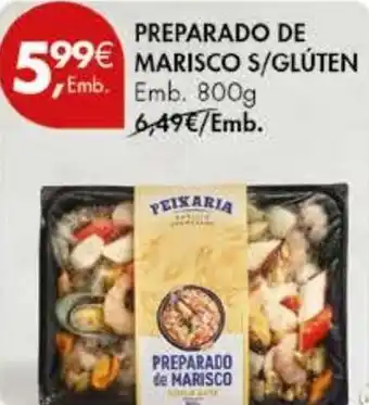 Pingo Doce PREPARADO DE MARISCO S/GLUTEN emb. 800g promoção