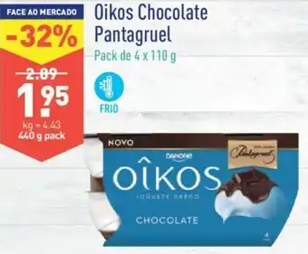 ALDI Oikos Chocolate Pantagruel 4 x 110g promoção
