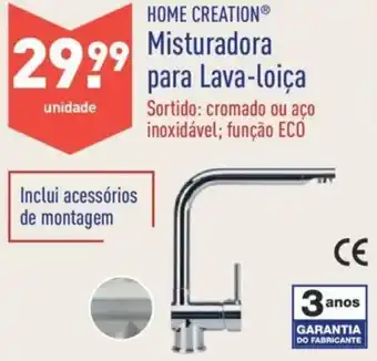 ALDI Home Creation Misturadora para Lava-Loiça promoção