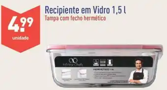 ALDI Recipiente em Vidro 1,5L promoção