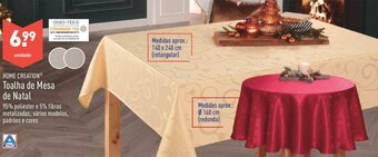 ALDI Home Creation Toalha de Mesa de Natal promoção
