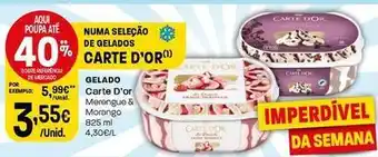 Intermarché Carte d'or - gelado promoção