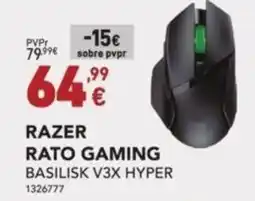 Radio Popular RAZER RATO GAMING BASILISK V3X HYPER 1326777 promoção