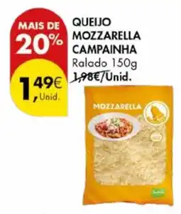 QUEIJO MOZZARELLA CAMPAINHA Ralado 150g