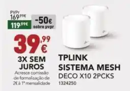 TPLINK SISTEMA MESH DECO X10 2PCKS