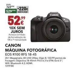 Radio Popular CANON MÁQUINA FOTOGRÁFICA promoção