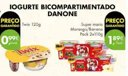 Pingo Doce IOGURTE BICOMPARTIMENTADO DANONE Twix 120g promoção