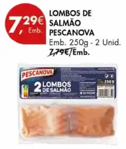 Pingo Doce LOMBOS DE SALMÃO PESCANOVA Emb. 250g-2 Unid. promoção