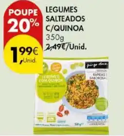 Pingo Doce LEGUMES SALTEADOS C/QUINOA 350g promoção