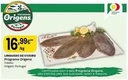 Programa origens - linguado de viveiro