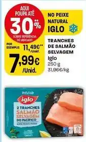 Intermarché Iglo - tranches de salmao selvagem promoção
