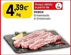 Porco entremeada s/entrecosto