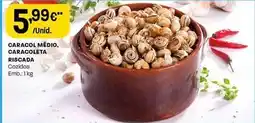 Intermarché Caracol medio, caracoleta riscada promoção