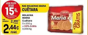 Intermarché Cuétara - bolacha maria promoção