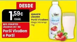 Intermarché Porsi - iogurte líquido promoção