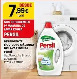 Intermarché Persil - detergente líquido p/ maquina de lavar roupa promoção