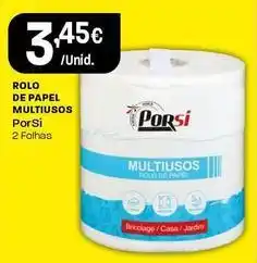 Intermarché Porsi - rolo de papel multiusos promoção