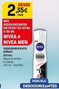 Intermarché Nivea - desodorizante spray promoção
