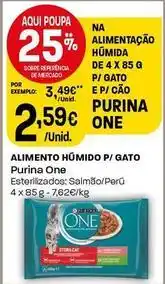 Intermarché Purinaone - alimento humido p/gato promoção