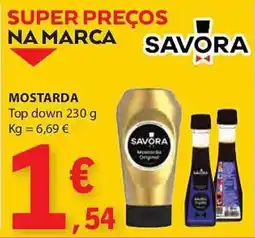 E.Leclerc MOSTARDA Top down 230 g promoção