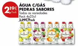 Pingo Doce Água c/ gás Pedras Sabores Pack 4x25cl promoção