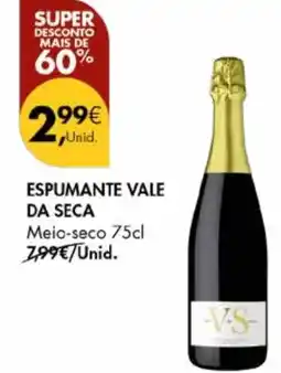 Pingo Doce ESPUMANTE VALE DA SECA Meio-seco 75cl promoção