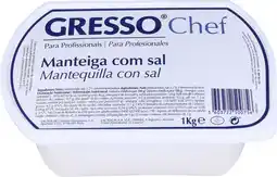 GRESSO Manteiga Com Sal Chef 1 Kg