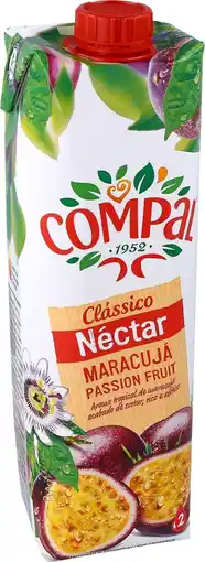 Makro COMPAL Nectar Maracujá Tetra 12 X 1L promoção