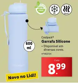 Lidl Coolpack Garrafa Silicone promoção