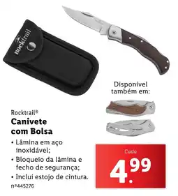 Lidl Rocktrail Canivete com Bolsa promoção