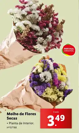 Lidl Molho de Flores Secas promoção