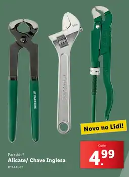 Lidl Parkside Alicate/ Chave Inglesa promoção