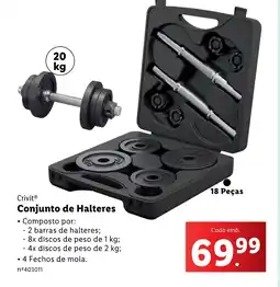 Lidl Crivit Conjunto de Halteres promoção