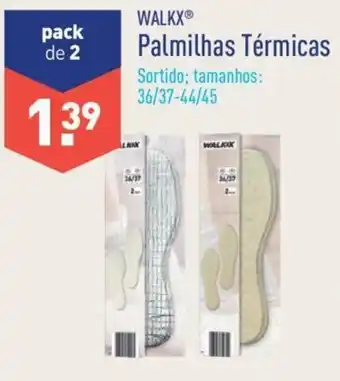 ALDI Palmilhas Térmicas promoção