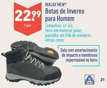 ALDI Botas de Inverno para Homem promoção