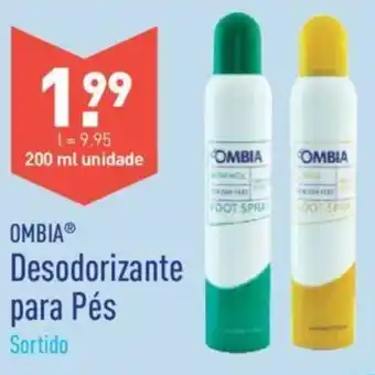 ALDI Desodorizante para Pés 200ml promoção