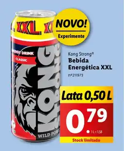 Lidl Kong Strong Bebida Energética XXL Lata 0,50 L promoção