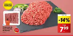 Lidl Preparado de Carne Picada de Bovino Emb. 1kg promoção