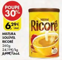 Pingo Doce MISTURA SOLÚVEL RICORÉ 260G promoção