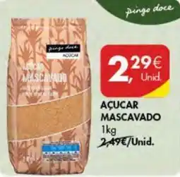 Pingo Doce AÇUCAR MASCAVADO 1kg promoção