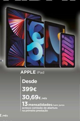 El Corte Inglés Ipad apple promoção